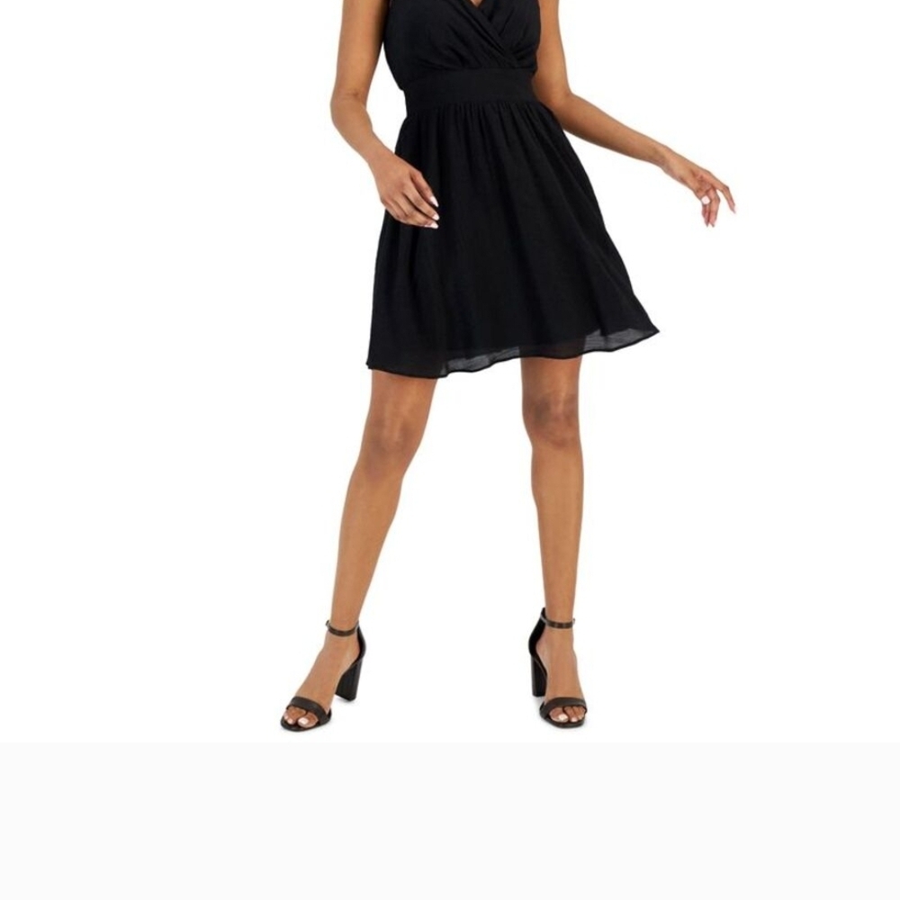 INC International Concepts Black Mini Dress